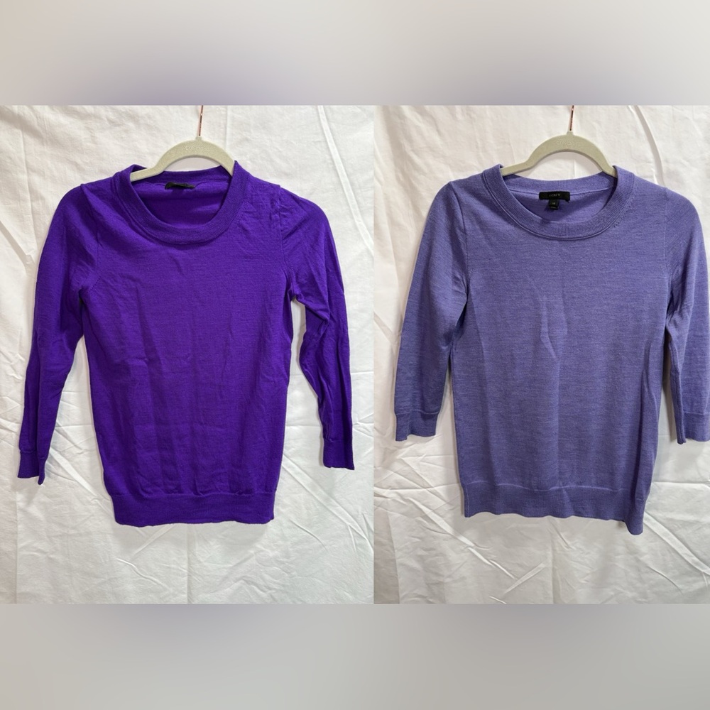 J.Crew 100%‎ Merino Wool Sweater Bundle | 2 Tops | XS